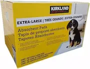 KIRKLAND Extra Large Absorbent Mats 100 Pcs 76 x 58cm White Pads for Dogs of All Ages