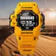 【CASIO 卡西歐】G-SHOCK 防泥 GPS 心率監測 太陽能藍芽多功能錶-黃(GPR-H1000-9 防水200米)