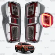 For Isuzu/Holden D-Max V-Cross 4x2 4x4 2020 21 Pair Tail Lamp Rear Light Led (for: Isuzu)