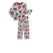 Elf on the Shelf Fleece 2 Piece Pajama Set -White- Christmas-Kids Sizes- New!