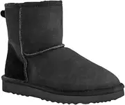 [UGG OUTBACK CLOTHING CO.] UGG Outback Premium Double Face Sheepskin Short Classic Boot (Black)
