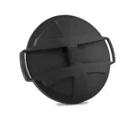 Libman Commercial 1571 Lid for 32 Gallon Capacity Libman Round Black Trash Can