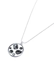 Circled Gems Necklace