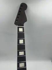 Stainless 22 Frets ST Strat Guitar Neck Wenge Nitro Satin for Fender Replacement