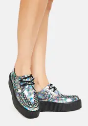 [T.U.K.] Metallic Platform Creepers
