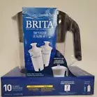 Brita 10 Cup Pitcher Black with two filters