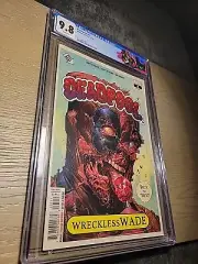 DEADPOOL 5 CGC 9.8 Custom Label Garbage Pail Kids Homage Skottie Young Nic KLEIN