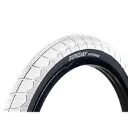 Sunday Current V2 BMX Tyre 20 X 2.4'' White/ Black Wall