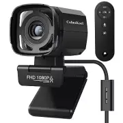 Streaming Camera Full HD Webcam with Microphone and Remote, AI Auto Tracking,...
