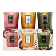Voluspa Restoration Demi Trio 5 oz. Candle Gift Box, Set of 3
