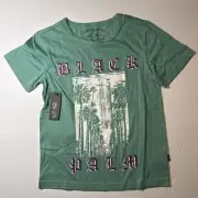 BUFFALO David Bitton~Green GRAPHIC TEE T-SHIRT~Short Sleeve~Boys Medium (10-12)