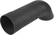 X AUTOHAUX 2.99" ID Inlet Turn Down Exhaust Tip T304 Stainless Steel Surface Blasting Mandrel Bend Elbow Tube 12.01" 305mm Overall Length Black