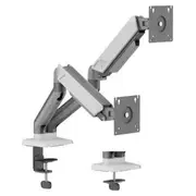 Brateck LDT88-C024 Spring Dual Monitor Arm Space Grey/White