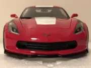 1:18 2017 Chevrolet C7 Corvette Grand Sport Red With White Stripes AUTOart
