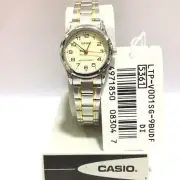 Casio LTP-V001SG-9B Analog Numeral Gold Tone Stainless Steel Quartz Ladies Watch