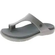 Dansko Womens Krystal Gray Slip On Thong Sandals Shoes 38 Medium (B,M) BHFO 4386