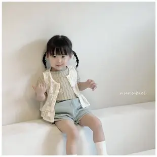 nunubiel 茉莉蕾絲背心｜女童背心 寶寶背心 嬰兒上衣 兒童背心 兒童衣服 寶寶衣服 嬰兒衣服 韓國童裝