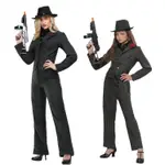 🐼大熊派對💃成人女美國電影槍戰黑幫 意大利黑手黨角色扮演服裝 扮演服 表演服