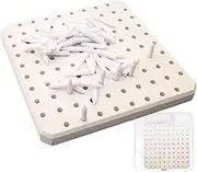 Ceramic Stilts – Multi-Hole Refractory Pad With Support Pins, Heatproof Pottery Stand | Ceramic Kiln Tool For Clay Projects, Glazing Support Pad With Nails, Pottery Firing Accessories