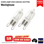 2-pck Halogen Lamp 25W 240V G9 for Westinghouse Oven N:4055495008-FreePost · OEM