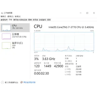 Intel CPU I7 + ASUS P8H77-M LE+16G 記憶體 主機