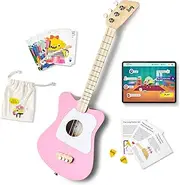 [Loog] Mini Acoustic kids Guitar for Beginners 3-strings Ages 3+ Learning app and lessons included