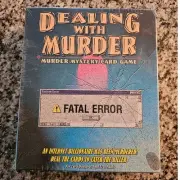 Dealing with Murder "Fatal Error" Murder Mystery Card Game - NEW