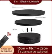 Electric Rotating Visualiser Display Stand 360° Turntable with Remote Control