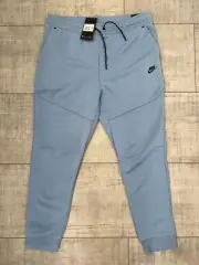 NEW Nike Tech Fleece Joggers Blue Straight, Tapered Leg US SIZE LARGE - ASIA XXL