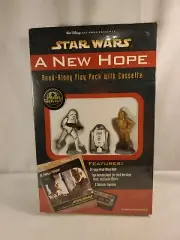 1997 Star Wars A NEW HOPE Read-Along Play Pack with R2D2, C3PO, Stormtrooper