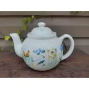 NWT Hallmark Marjolein Bastin Birds Rooster Butterflies 5 Cup Teapot