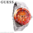 Guess w10245g2 Focus Multifunction Steel Orange Watch Man Mejorofertarelojes
