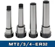 Morse Taper Tool Holder Spring Collet Chuck MT2-MT4 Lathe Tool ER32 CNC Milling