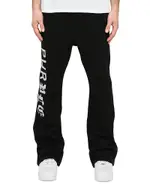 Purple Brand Fleece Flared Pants