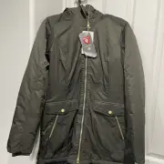 NEW ATHLETA OLIVE SUMMIT PARKA PRIMALOFT INSULATED JACKET S Retail $298