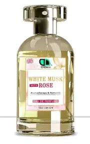 White Musk with Rose Eau de Perfume – Aromatherapy & Romantic – 100ml
