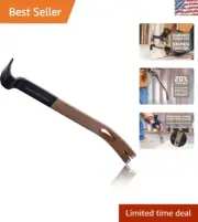15" Flat Pry Bar: Drop-Tested, High-Carbon Steel for Demolition & Repair