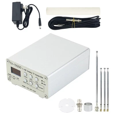 New Analog TV Signal Transmitter GP Antenna VHF UHF HD AV Video Converter
