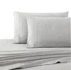 UGG 100% Cotton Flannel 4-Piece Queen Sheet Set in Heathered Gray