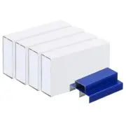 Staples for Stapler, 4 Pack #10 Mini 3/16 Inch Length Staples Blue