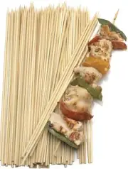 Norpro 9-Inch, 100 Count Bamboo Skewer, 9", Brown