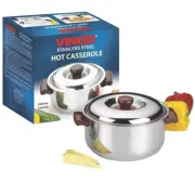 Vinod Stainless Steel Stainless steel Hot Casserole (5000 ml)- Free Delivery