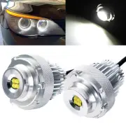 LED Angel Eye Marker Lights Bulbs White Lamp For BMW 5-Series E60 E61 LCI 07-10
