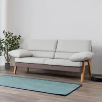 在飛比找momo購物網優惠-【有情門】STRAUSS 清揚沙發-三人座/含扶手枕2入(製