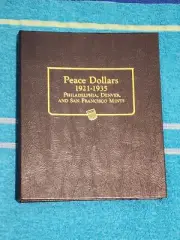 NEW WHITMAN 1921-1935 SILVER PEACE DOLLAR COIN ALBUM!