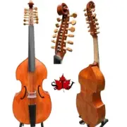 Baroque Style SONG profession maestro 6*6 string 27" viola da gamba,Deep tone