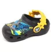 E7050 sandalo bimbo CROCS black rubber sandal shoe kid