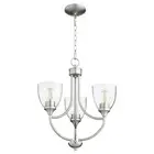 Enclave - 3 Light Chandelier in Quorum Home Collection style - 19 inches wide by