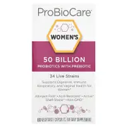 ProBioCare, Women's Probiotics With Prebiotic, 50 Billion, 60 Vegetable Capsules