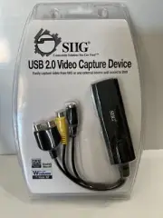 SIIG USB 2.0 Video Capture Device Record From VCR To DVD 2009 Sealed